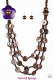 Honolulu Hula - Purple Necklace