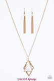 Fiercely Inde-PENDANT - White Necklace