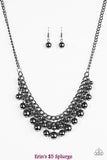 Heels and Hustle - Black Necklace
