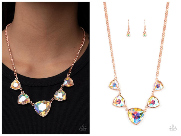 Cosmic Constellations - Copper Necklace