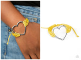 Playing With My HEARTSTRINGS - Yellow Bracelet