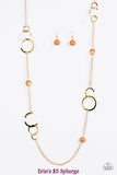 Keepin It Cali - Brown Necklace