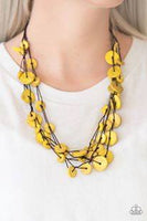 Bermuda Beach House - Yellow Necklace