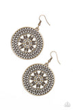 Dandelion Deserts - Brass Earring
