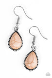 Sandstone Symphony - Brown Earring