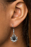 Diamonds and Daisies - Black Earring