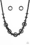Fiji Foxtrot - Black Necklace