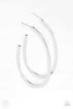 Above The Curve - Silver Hoop Earring