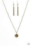 Primrose Path - Brass Necklace
