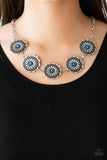 Me-dallions, Myself, and I - Blue Necklace