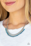 Glow and Grind - Blue Necklace