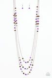 Seasonal Sensation - Purple Necklace