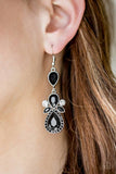 All About Glam - Black Earring