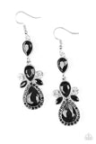 All About Glam - Black Earring
