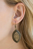 Tribal Tribute - Brass Earring
