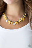 Flirtatiously Florida - Yellow Necklace