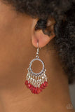 Paradise Palace - Red Earring