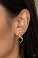 Giza Goddess - Gold Post Earring