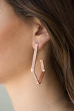 Geo Grand - Copper Hoop Earring