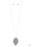 Natural Re-LEAF - Silver Necklace
