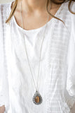 Total Tranquility - Brown Necklace
