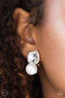 Gatsby Gleam - Gold Clip-on Earring