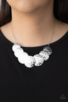 RADIAL Waves - Silver Necklace