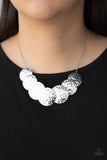 RADIAL Waves - Silver Necklace