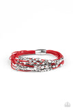 Star-Studded Affair - Red Bracelet