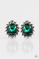 Gala Glamour - Green Clip-on Earring