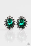 Gala Glamour - Green Clip-on Earring