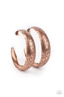 Sahara Sandstorm - Copper Hoop Earring