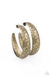 Sahara Sandstorm - Brass Hoop Earring