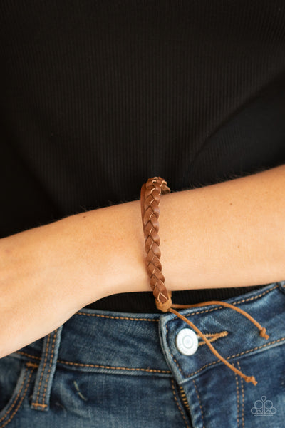 Homespun Harmony - Brown Bracelet