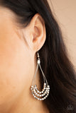 Off The Blocks Shimmer - Silver Earring