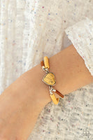 Charmingly Country - Yellow Bracelet