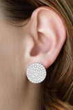 Radiant Ripples - White Post Earring