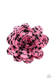 Patterned Paradise - Pink Hair Clip