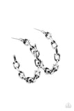Stronger Together - Silver Hoop Earring