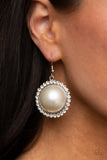Esteemed Elegance - White Earring