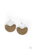 Watching The Sunrise - Brass Earring