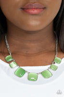 Aura Allure - Green Necklace