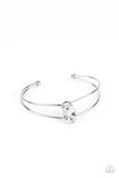 GLOW No Mercy - White Bracelet