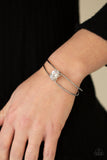 GLOW No Mercy - White Bracelet