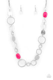 Colorful Combo - Pink Necklace