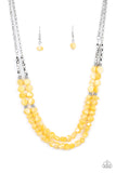 Staycation Status - Yellow Necklace