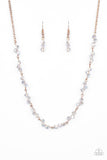 Incredibly Iridescent - Rose Gold Necklace