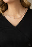Incredibly Iridescent - Rose Gold Necklace