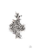 Rustic Rose Gardens - Silver Ring