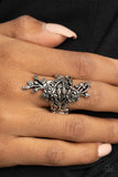Rustic Rose Gardens - Silver Ring